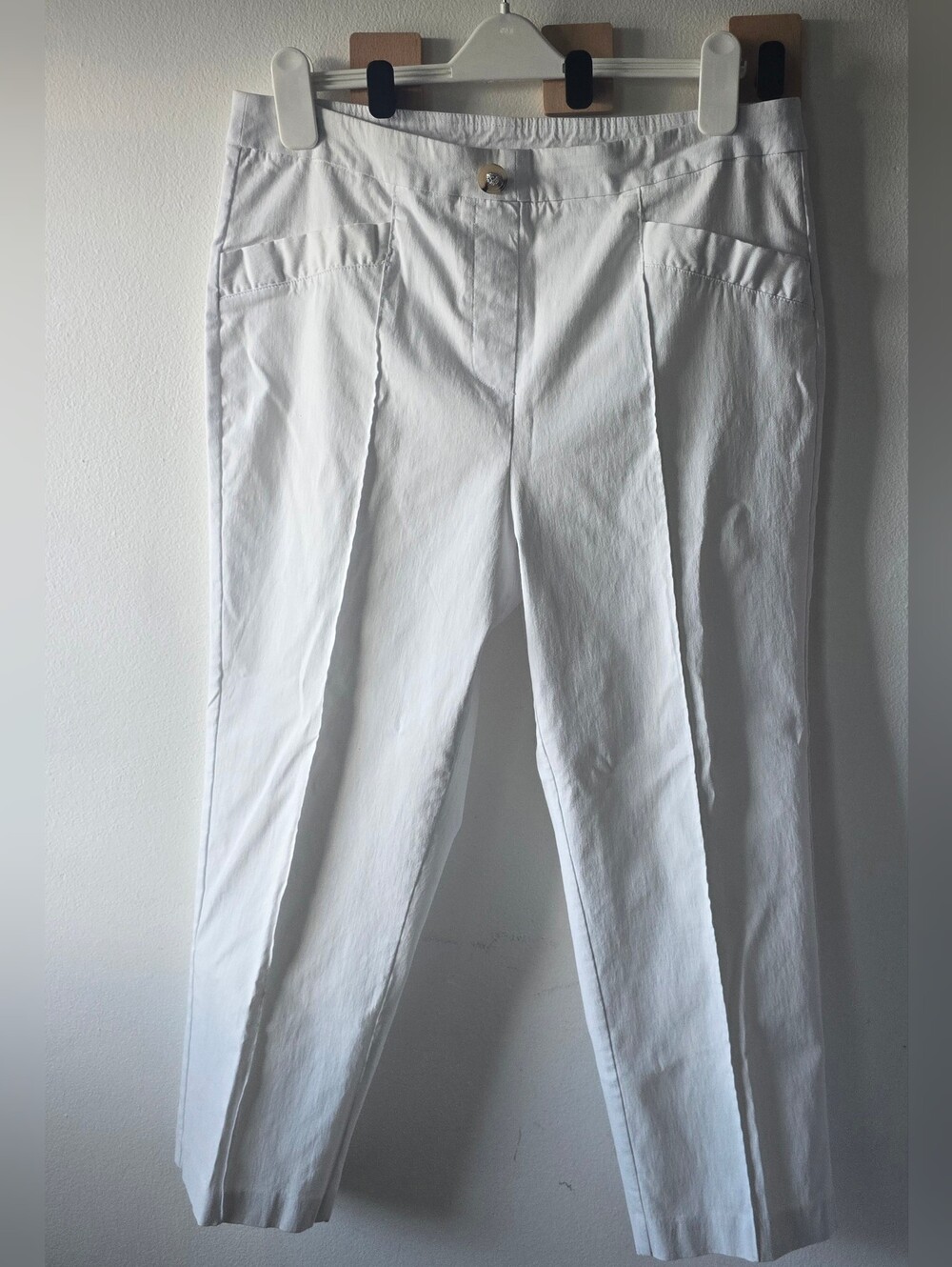 NWOT Zac & Rachel White Woman's Dress Pants – Tailored Crease Front